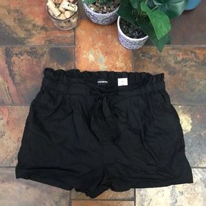 High Rise Express Black Shorts